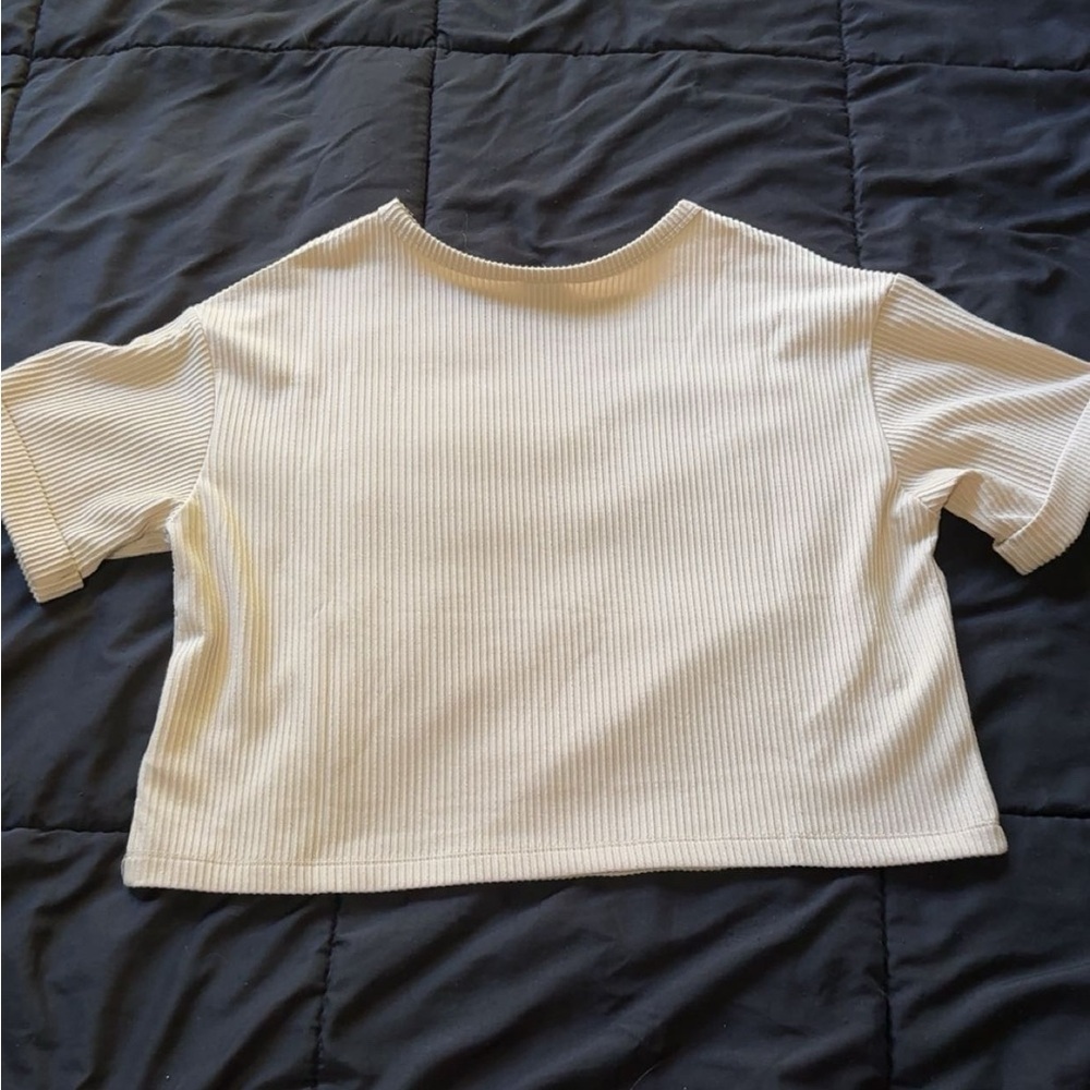Beige Basic Tee - Picture 4 of 6